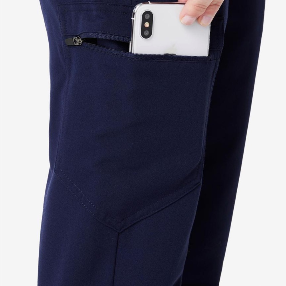 Navy Figs Scrub Pants